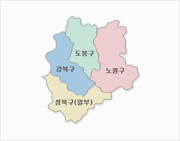 서울지역 지도